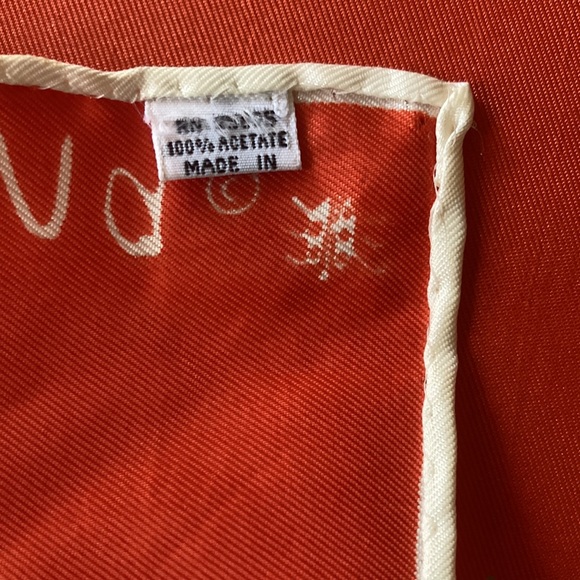 Vintage Vera Neumann square mod graphic scarf - Picture 4 of 15